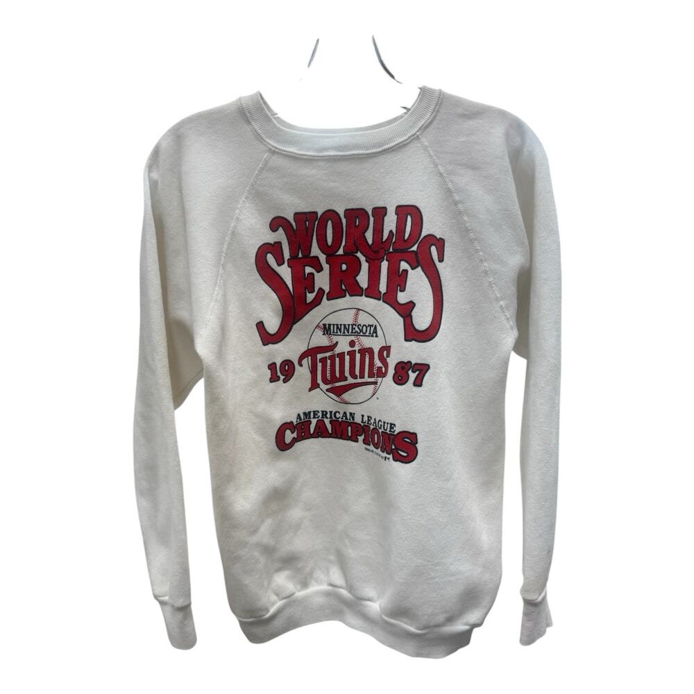 MINNESOTA TWINS World Series Champions 1987 Sweatshirt Size Medium 80's Vintage